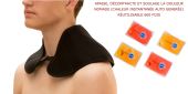 Collier cervical et épaule chauffant nomade TRANQUILISAFE® - 4 poches chauffantes réutilisables offertes